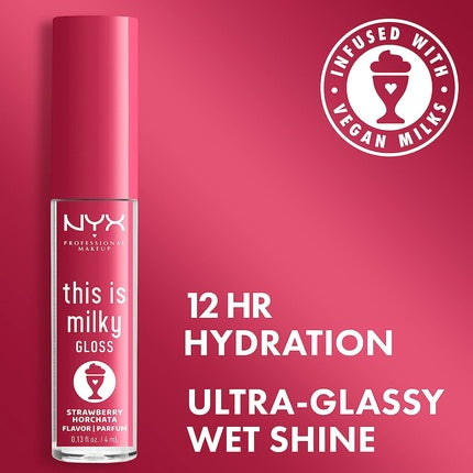 Lip Gloss NYX This Is Milky Roz Mauve