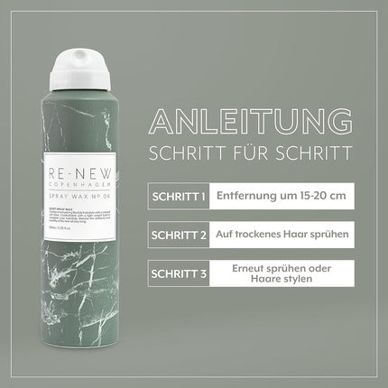 Spray păr, Re-New Copenhagen, unisex, verde 150ml