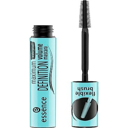 Mascara Essence Maximum Definition, rezistent la apă, negru