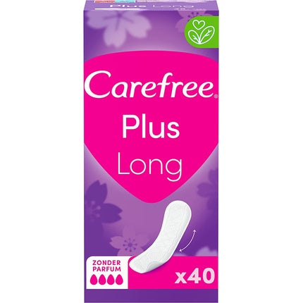 Protej-slipuri, Carefree, Long Plus, 40 bucati