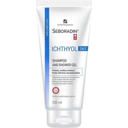 Șampon, Seboradin, Ichthyol, 2-in-1, alb