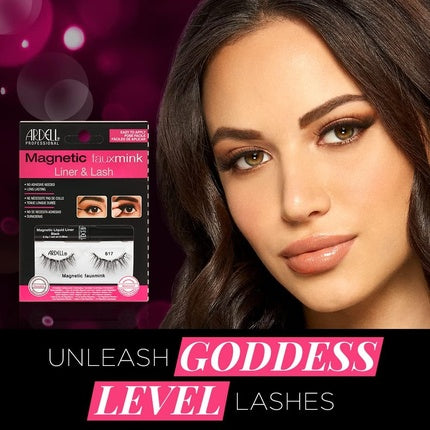 Gene False Ardell 817, Liner Negru, Magnetic