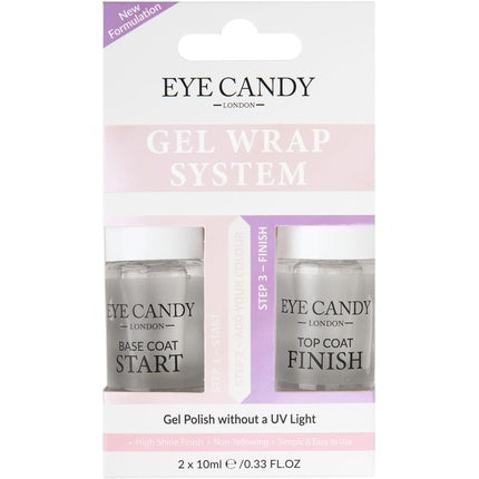Set oje gel, Eye Candy, Gel Wrap System, 2 x 10ml