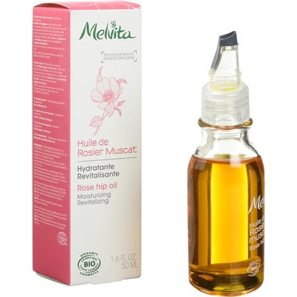 Ulei masaj, Melvita, Trandafir nucșoară, 50ml