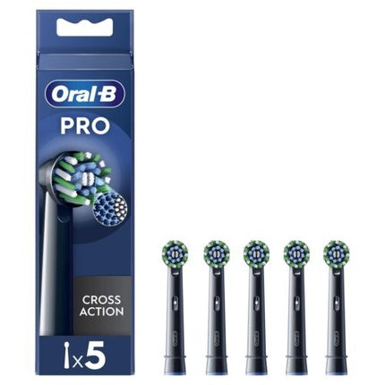 Periuțe de dinți, Oral-B, Pro Cross Action, negre, set 5 bucăți