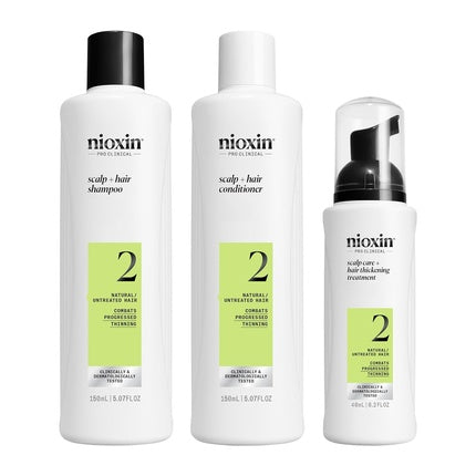 Set Îngrijire Păr, Nioxin, System 2, Natural, Subțiere Vizibilă