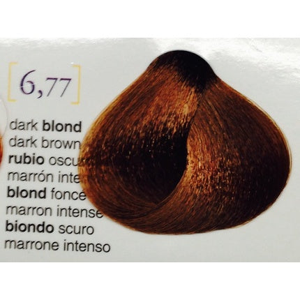 Vopsea de păr Salerm, Salermvision 6.77, blond închis brun