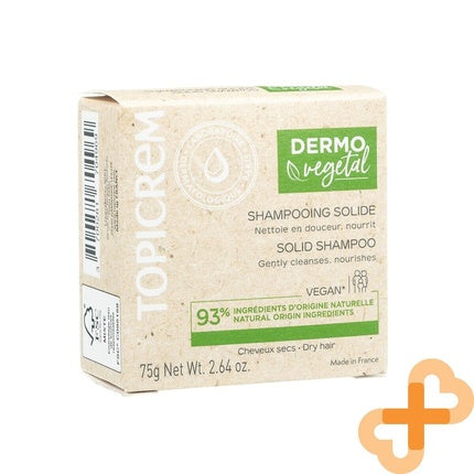 Șampon solid, Topicrem, Dermovegetal, 75g
