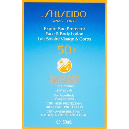 Lotiune protectie solara fata si corp Shiseido Expert Sun Protector Spf50+, 150ml