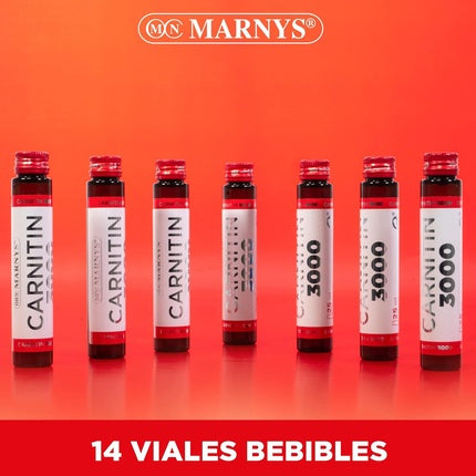 Supliment L-Carnitină, Marnys, 3000mg, 14 fiole