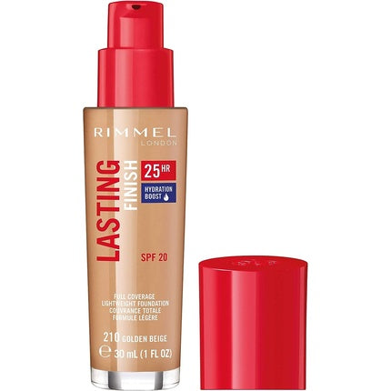 Fond de ten, Rimmel, Lasting Finish SPF 20, 210 Golden Beige