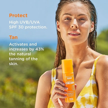 Protecție solară bifazică, ISDIN, Hydro Oil SPF 30, 200ml
