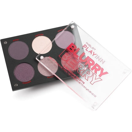 Paletă Farduri, Inglot, Blurry Berry, culori diverse