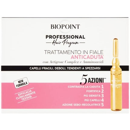 Tratament anti-cădere păr, Biopoint, 10 fiole x 7ml