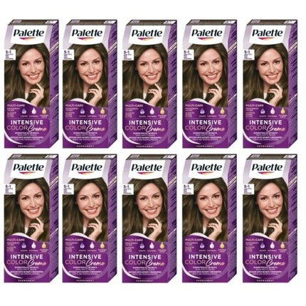 Vopsea de păr, Schwarzkopf, Palette Intensive Color Creme, șaten cenușiu deschis