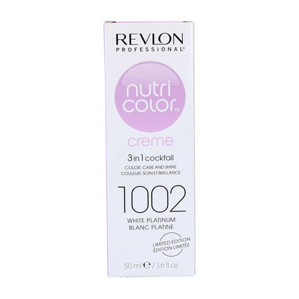 Cremă Colorare Păr Revlon Nutri Color 1002 Alb Platinat 50ml
