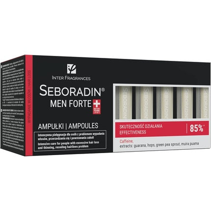 Ser tratament cădere păr, Seboradin Men, 14 fiole, 5.5ml