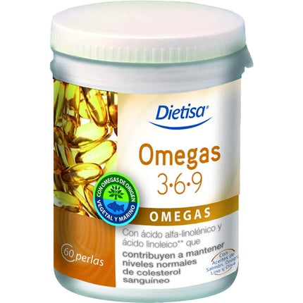 Suplimente Omega 3-6-9, Dietisa, 60 capsule
