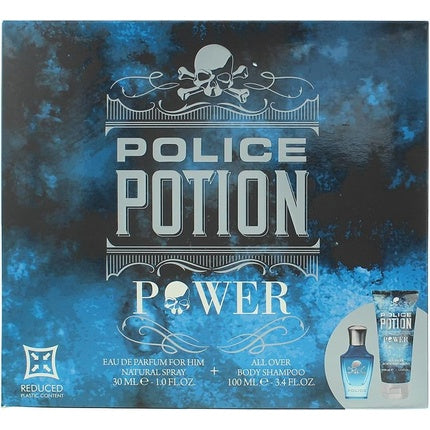 Set cadou Eau de Parfum 30ml si Gel de dus 100ml, Police Potion Power
