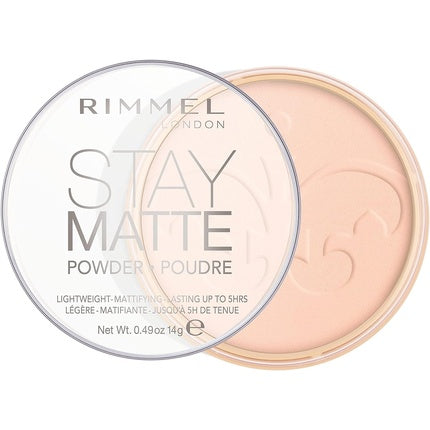 Pudra compacta, Rimmel, Stay Matte, Pink Blossom, 14g