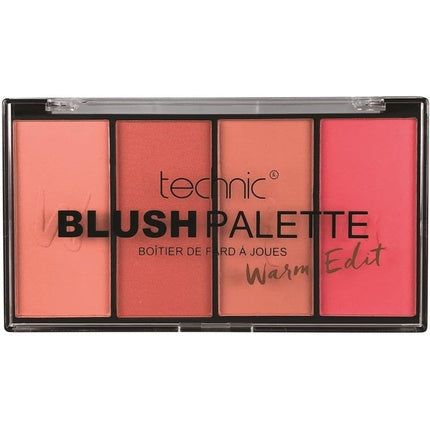 Paletă Blush, Technic, Warm Edit, Multicolor
