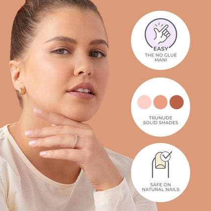 Unghii false, imPRESS, Serenity, roz, migdală