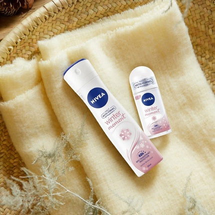 Deodorant spray Nivea Winter Moment, 150ml, alb-roz