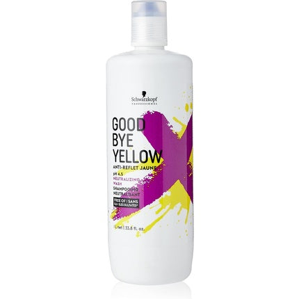 Șampon, Schwarzkopf, GoodBye Yellow, 1000ml, alb