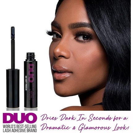 Adeziv gene false, Duo, Quick Set, 5g, negru