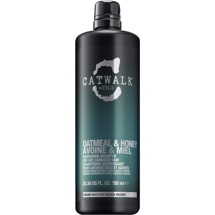 Sampon Tigi Catwalk Oatmeal & Honey Nourish pentru Par Deteriorat 750ml