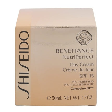 Cremă de Zi Shiseido Benefiance NutriPerfect SPF15, 50 ml, auriu