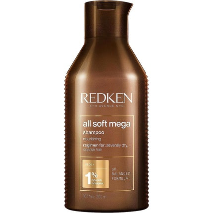Șampon, Redken, All Soft Mega, maro, 300ml