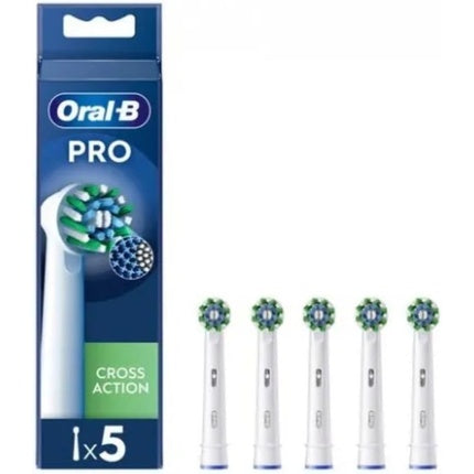 Capete Periuță, Oral-B, Pro Cross Action, alb-verde