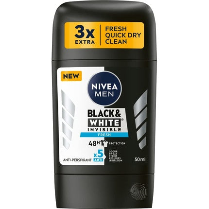 Deodorant antiperspirant, Nivea, Black & White Fresh, 50ml