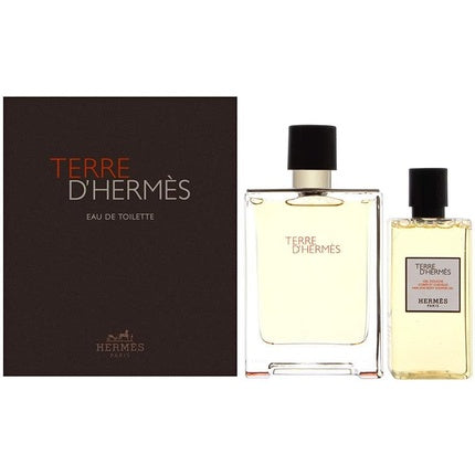 Set Cadou, Hermès Terre d'Hermès, Eau de Toilette 100ml + Gel de Duș 80ml