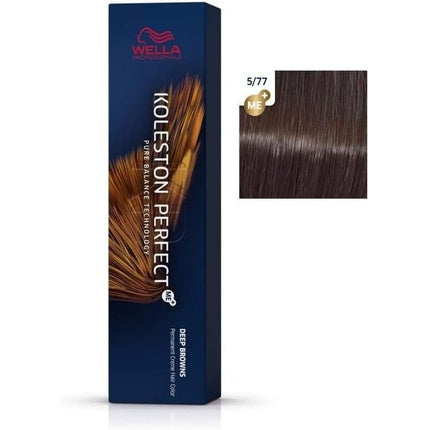 Vopsea pentru par, Wella Koleston Perfect ME+, 5/77, 60ml
