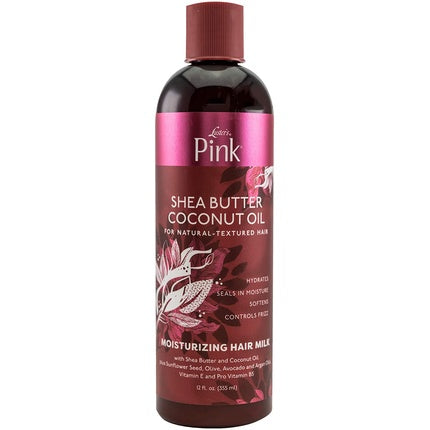 Loțiune păr, Luster's, Shea Butter Coconut Oil, roz