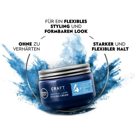 Cremă coafare, Nivea, Men, flexibilă, albastru