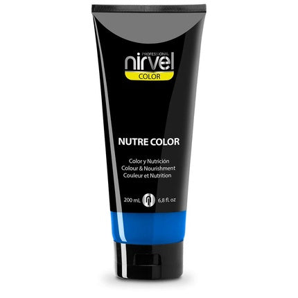 Masca colorare temporara, Nirvel, NUTRE COLOR FLUOR albastru 200ml
