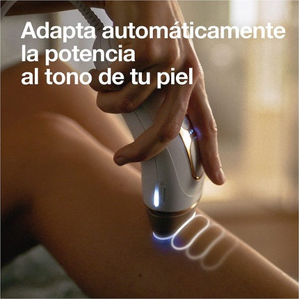 Aparat epilare IPL, Braun, Silk Expert Pro 5, alb/auriu