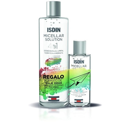 Apa micelară, ISDIN, 4 în 1, 400ml + 100ml travel