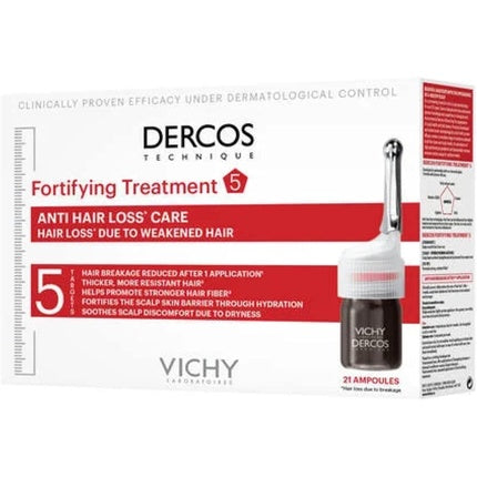 Tratament anticădere păr, Vichy, Dercos Technique, 21 fiole 0.3ml