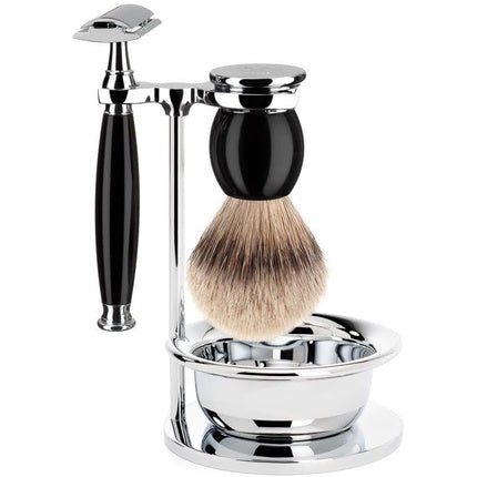 Set ras, Mühle, Sophist, negru, 4 piese