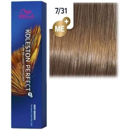 Vopsea de par, Wella, Koleston Perfect Me+ 7/31, 60ml