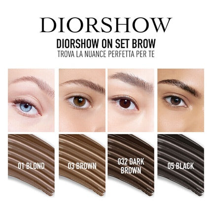 Gel sprancene, Dior, Diorshow On Set Brow, blond, 5ml
