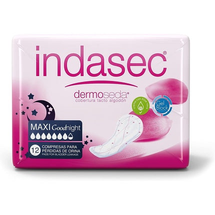 Scutece Incontinenta, Indasec Maxi Good Night, 12 bucati