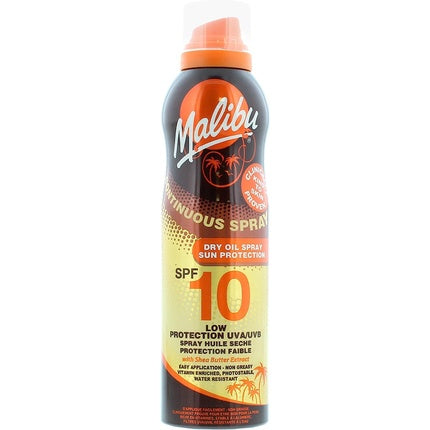 Ulei de plajă Malibu, Continuous Dry, SPF10