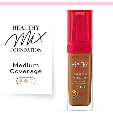 Fond de ten Bourjois Healthy Mix, mediu, Cocoa