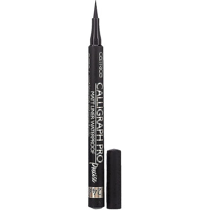 Eyeliner Catrice Calligraph Pro Precise 24h Matt Liner Waterproof 1.2ml Negru Intens