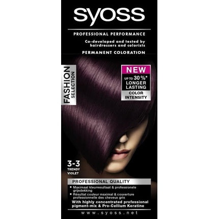 Vopsea de păr, Syoss, Trendy Violet, 100g